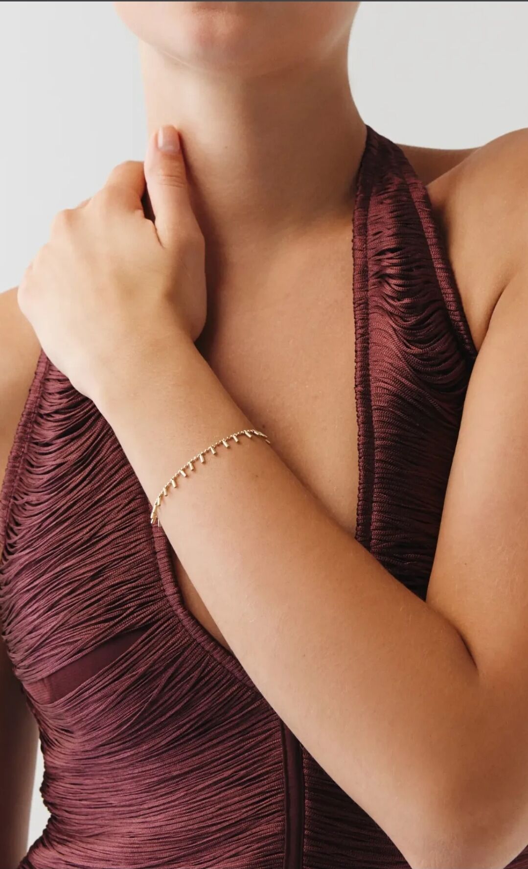 14 Ayar Tasarım Altın Bileklik