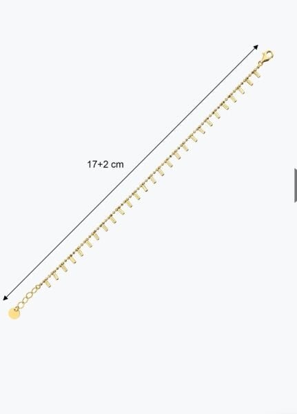 14 Ayar Tasarım Altın Bileklik