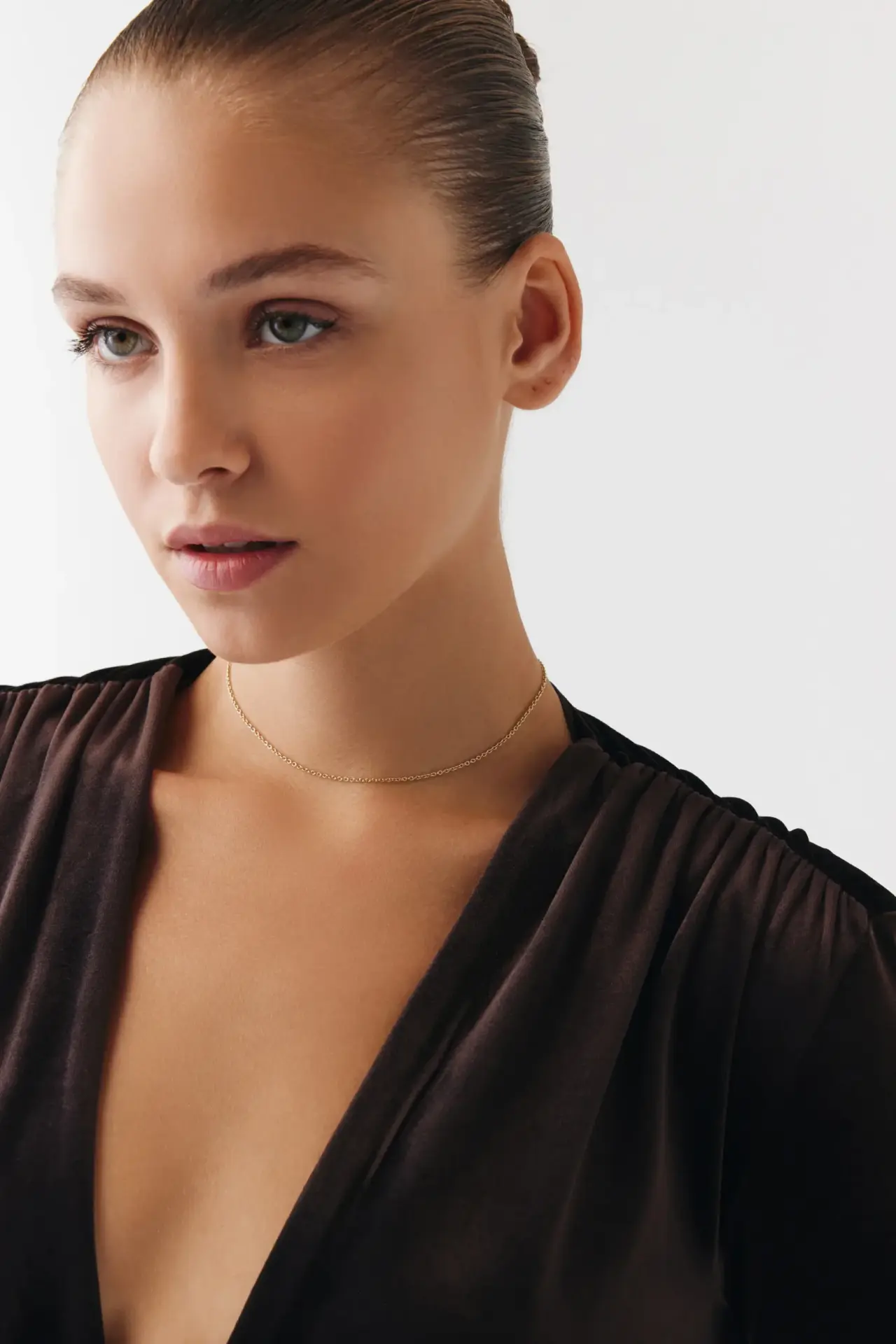 14 AYAR SADE CHOKER ZİNCİR