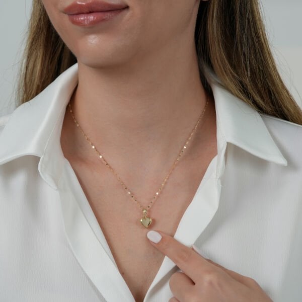 14  AYAR KALPLİ KOLYE