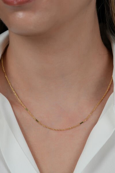 14   AYAR SADE TASARIM ALTIN ZİNCİR