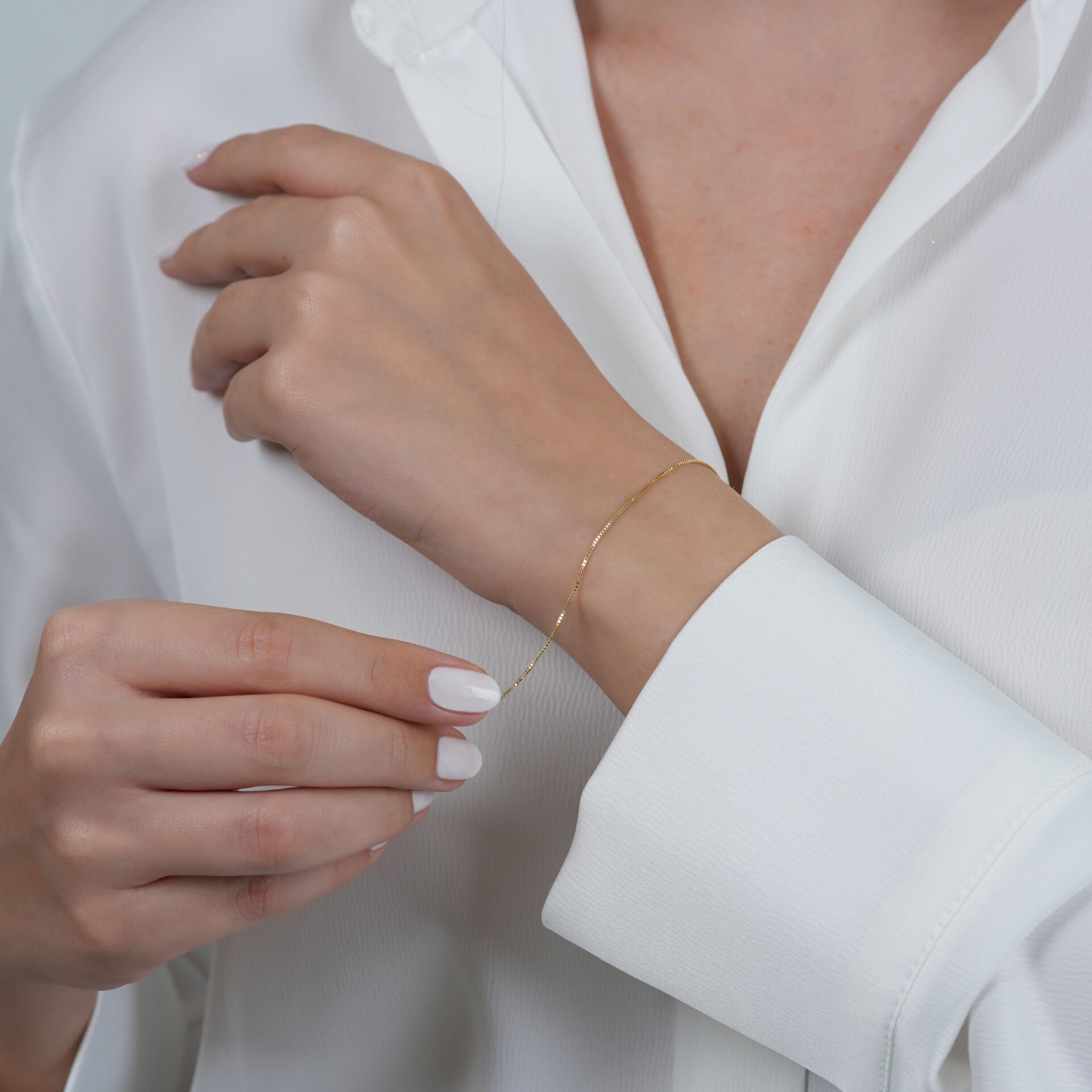 14 AYAR ALTIN KÜP BİLEKLİK