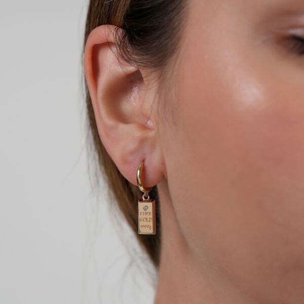 14 KÜLÇE ALTIN KÜPE