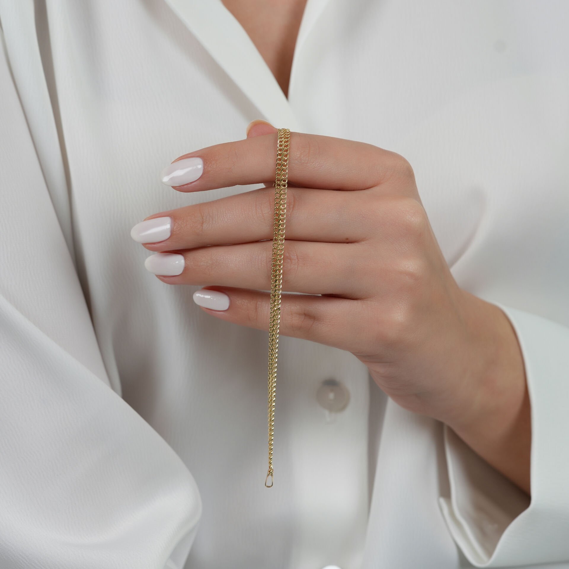 14 AYAR SADE TASARIM ALTIN BİLEKLİK