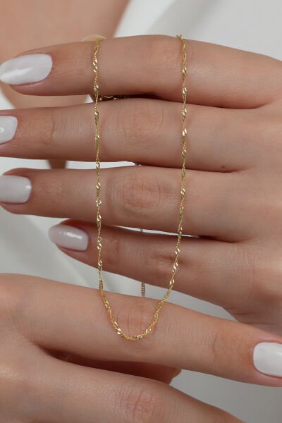 14 AYAR BURGU ALTIN ZİNCİR