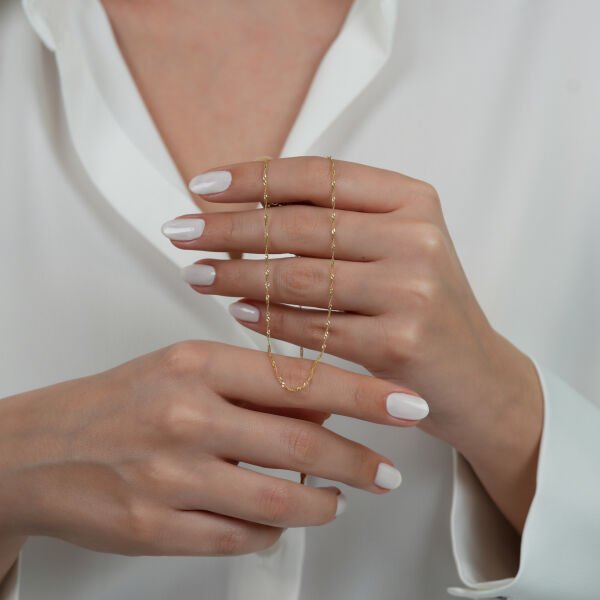 14 AYAR BURGU ALTIN ZİNCİR