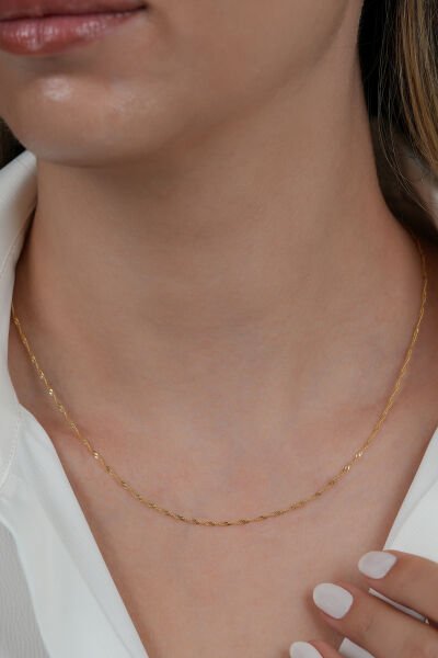 14 AYAR BURGU ALTIN ZİNCİR